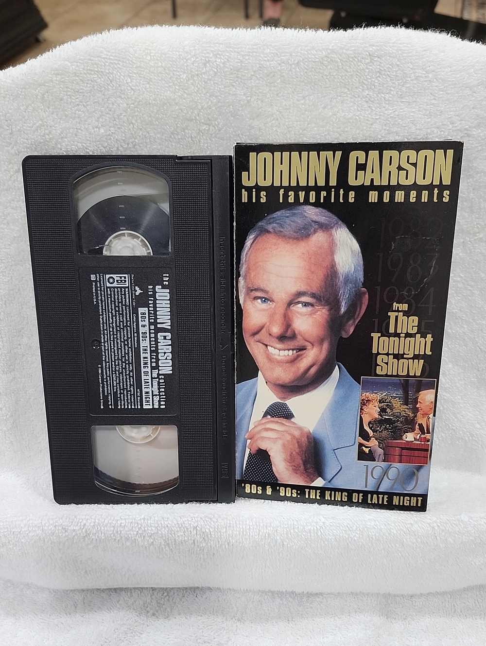 "JOHNNY CARSON: HIS FAVORITE MOMENTS" VHS